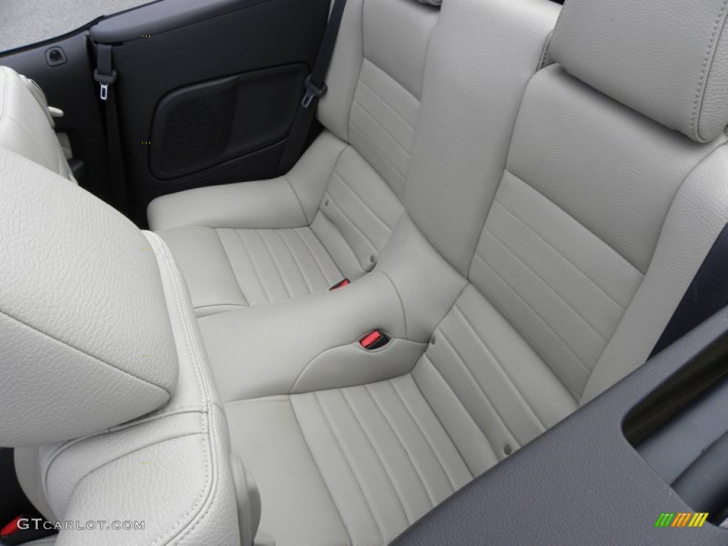 2012 Ford Mustang V6 Premium Convertible Rear Seat Photo #62235016