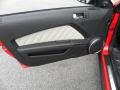 Stone 2012 Ford Mustang V6 Premium Convertible Door Panel