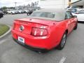 2012 Race Red Ford Mustang V6 Premium Convertible  photo #10
