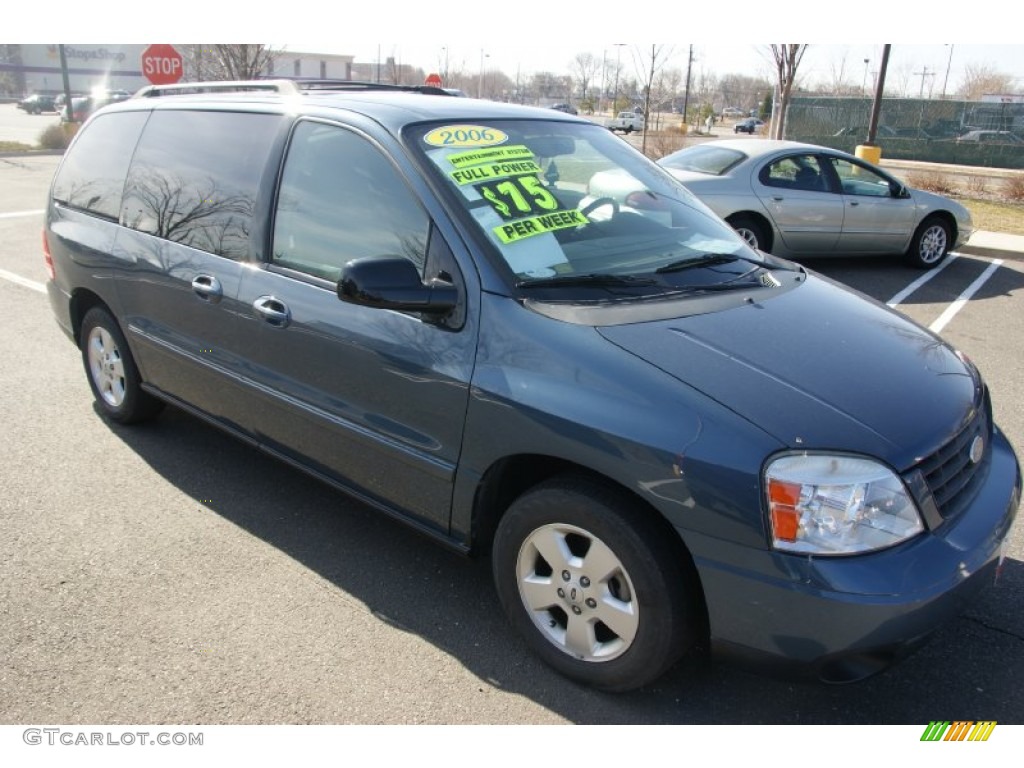2006 Freestar SE - Norsea Blue Metallic / Flint Grey photo #3