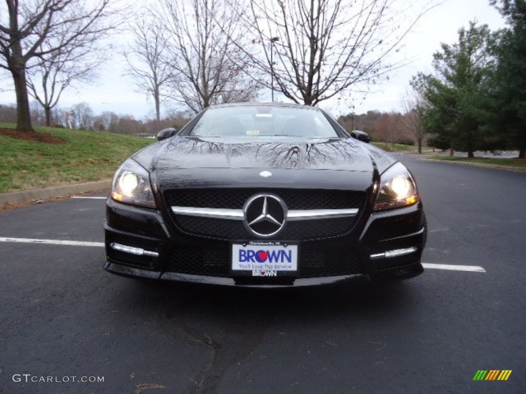 2012 SLK 250 Roadster - Black / Sahara Beige photo #2