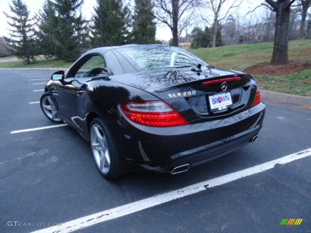 2012 SLK 250 Roadster - Black / Sahara Beige photo #5