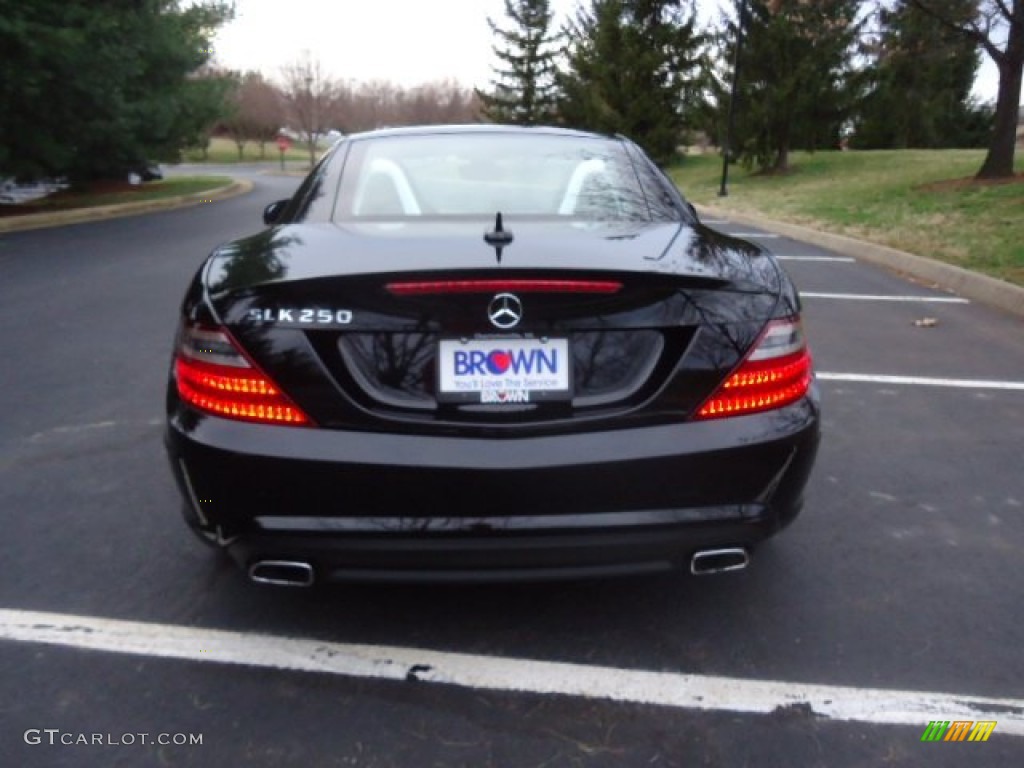 2012 SLK 250 Roadster - Black / Sahara Beige photo #6