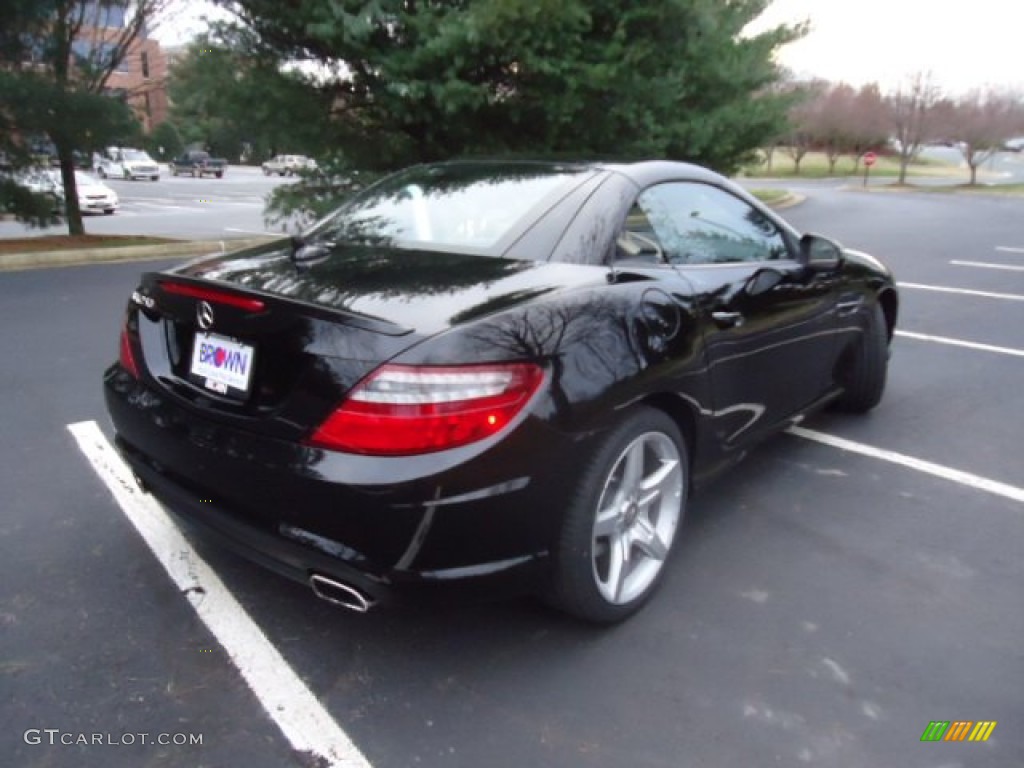 2012 SLK 250 Roadster - Black / Sahara Beige photo #7