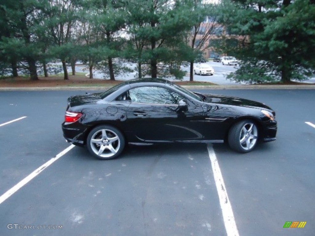 2012 SLK 250 Roadster - Black / Sahara Beige photo #8