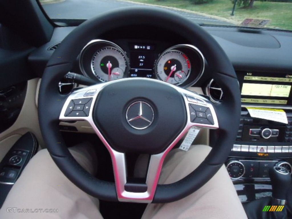 2012 SLK 250 Roadster - Black / Sahara Beige photo #23