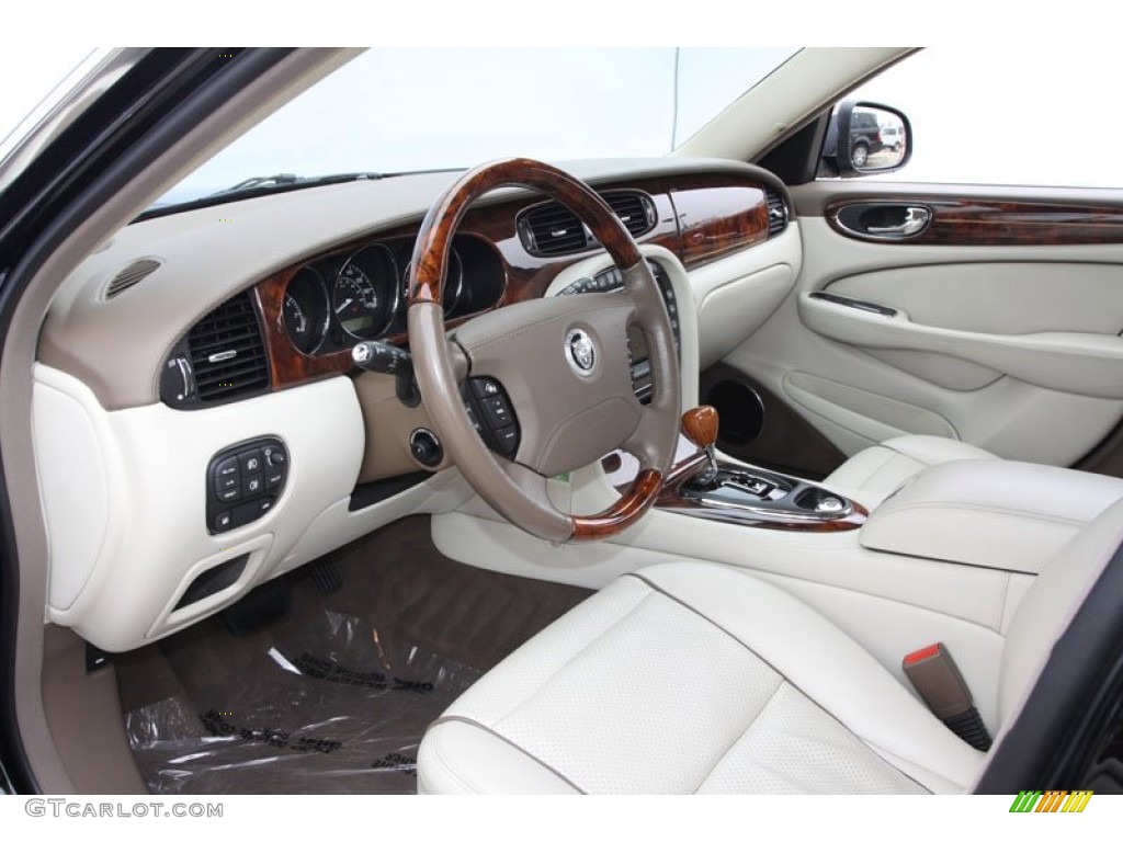 Ivory/Mocha Interior 2008 Jaguar XJ Vanden Plas Photo #62239020