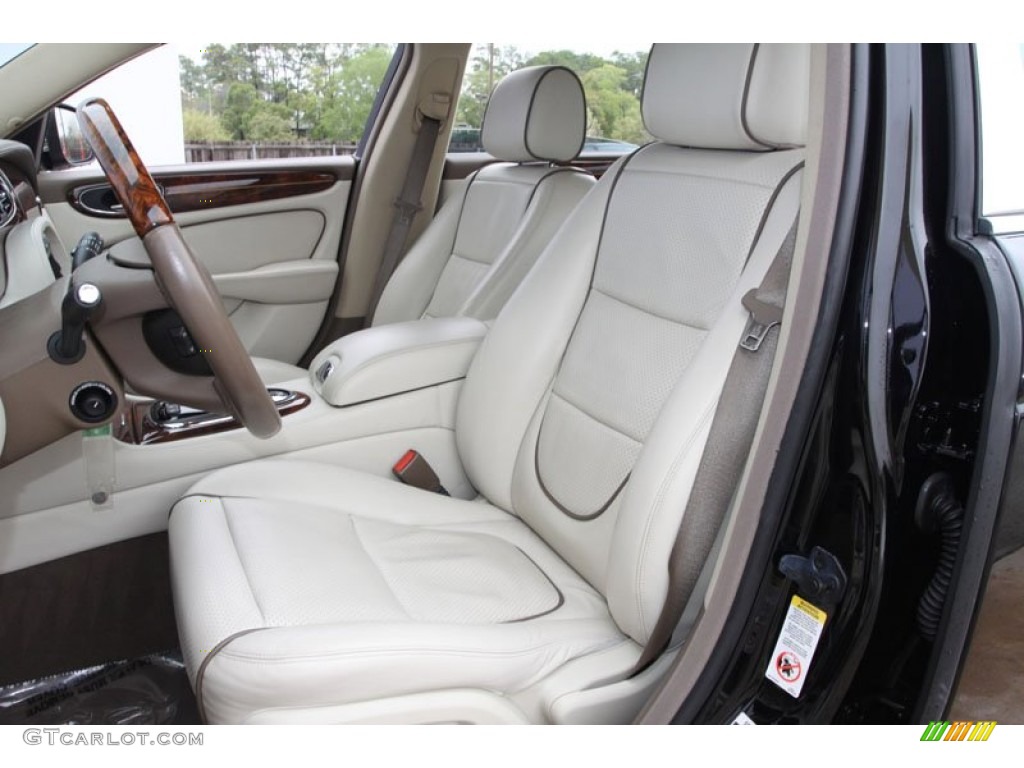 Ivory/Mocha Interior 2008 Jaguar XJ Vanden Plas Photo #62239024