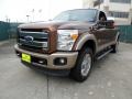 2011 Golden Bronze Metallic Ford F250 Super Duty King Ranch Crew Cab 4x4  photo #7