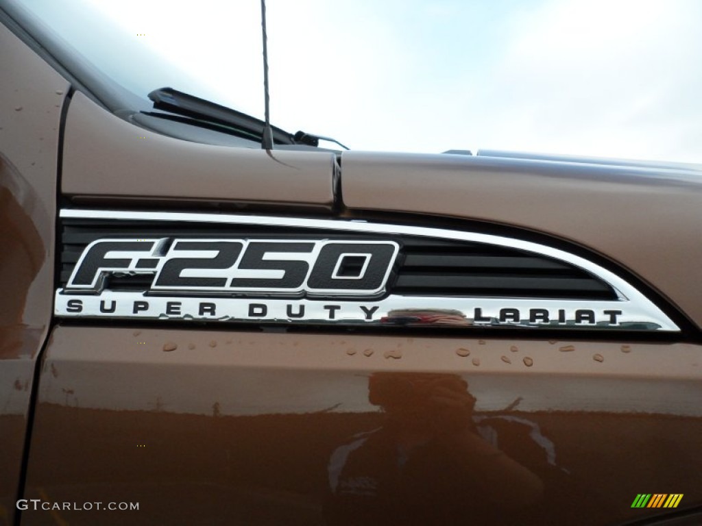 2011 F250 Super Duty King Ranch Crew Cab 4x4 - Golden Bronze Metallic / Chaparral Leather photo #16