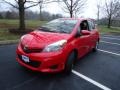 2012 Absolutely Red Toyota Yaris LE 5 Door  photo #3