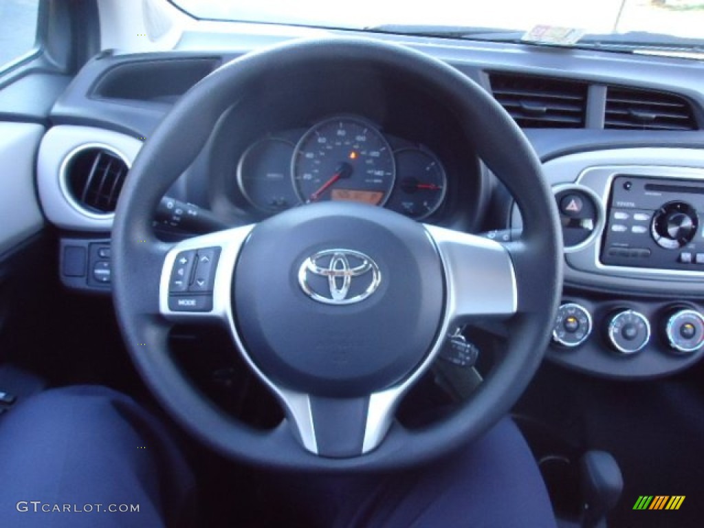 2012 Yaris LE 3 Door - Magnetic Gray Metallic / Ash Gray photo #18