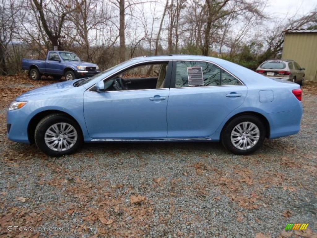 2012 Camry LE - Clearwater Blue Metallic / Ash photo #4