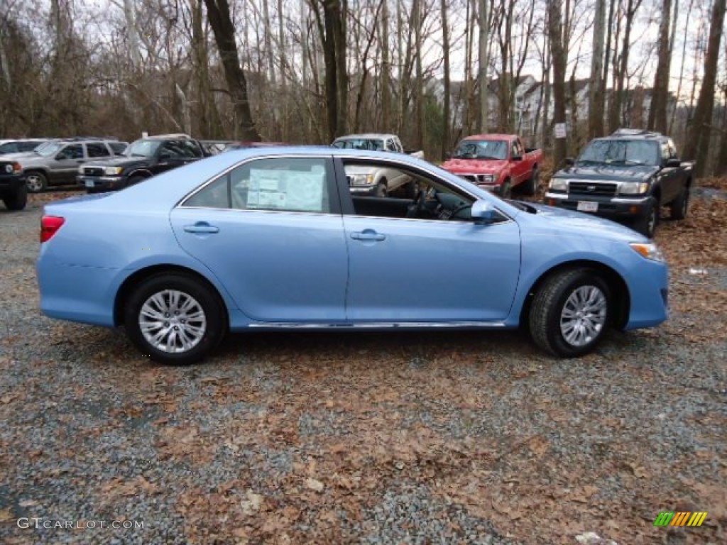 2012 Camry LE - Clearwater Blue Metallic / Ash photo #8