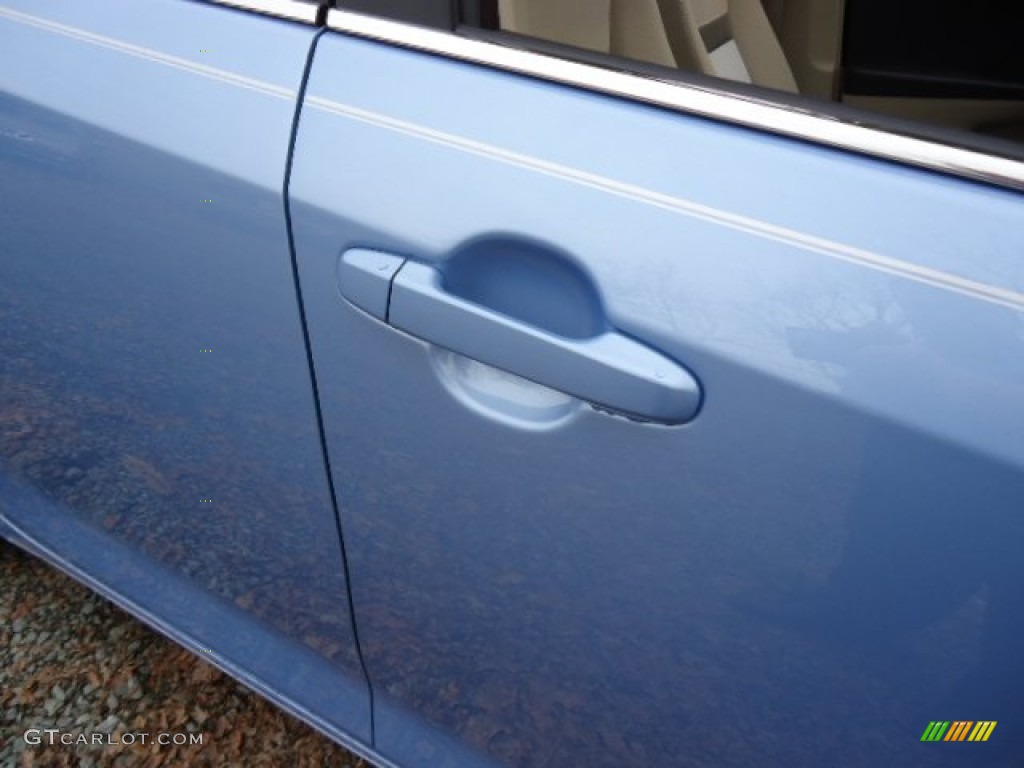 2012 Camry LE - Clearwater Blue Metallic / Ash photo #9