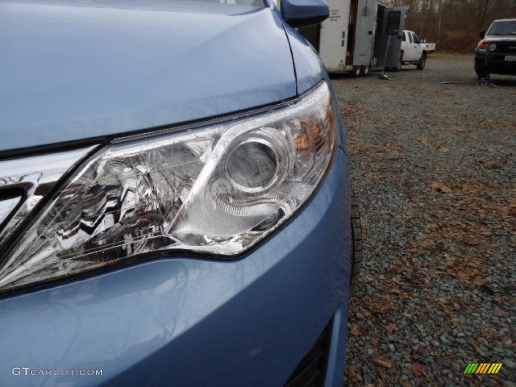 2012 Camry LE - Clearwater Blue Metallic / Ash photo #12