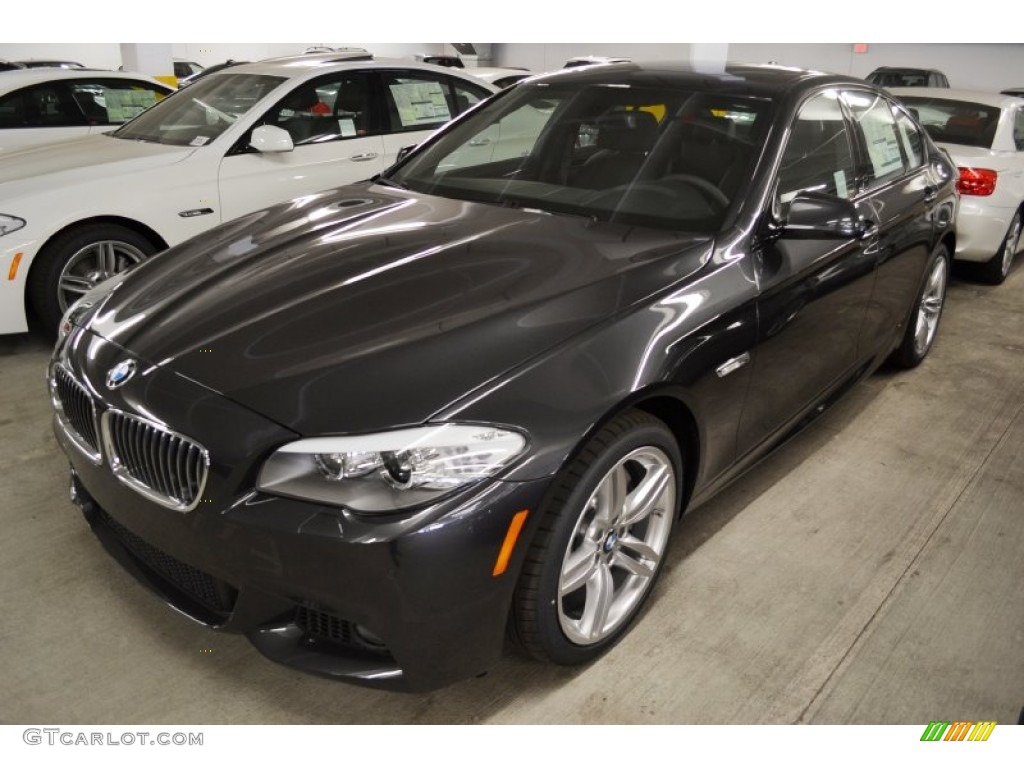 Dark Graphite Metallic II 2012 BMW 5 Series 535i Sedan Exterior Photo #62244568
