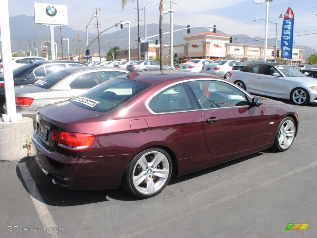 2008 3 Series 335i Coupe - Barbera Red Metallic / Black photo #6