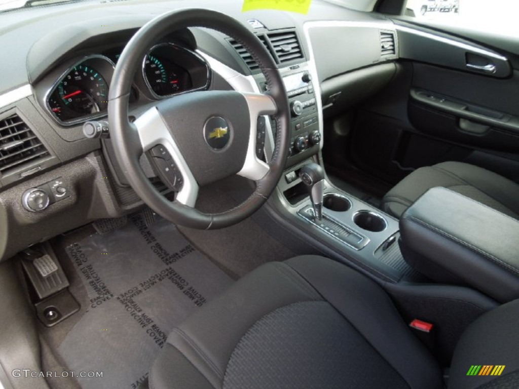Ebony Interior 2012 Chevrolet Traverse LT AWD Photo #62246353