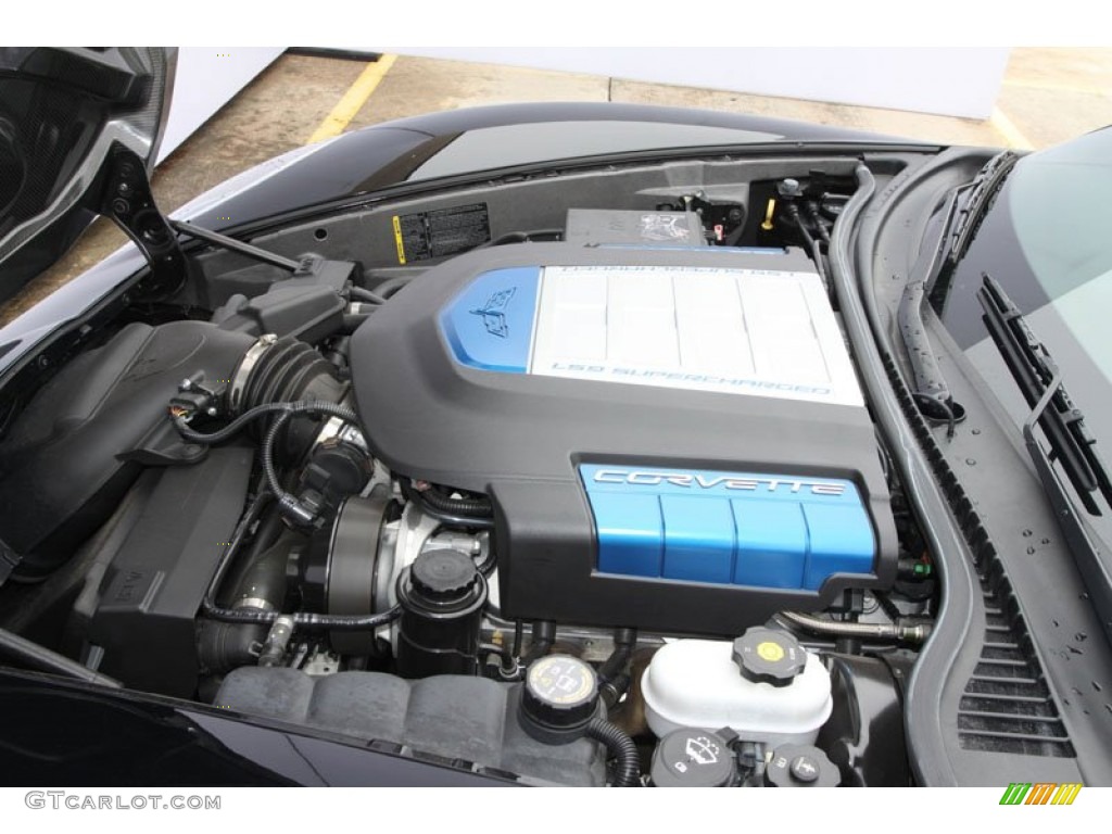 2009 Chevrolet Corvette ZR1 6.2 Liter Supercharged OHV 16-Valve LS9 V8 Engine Photo #62247217