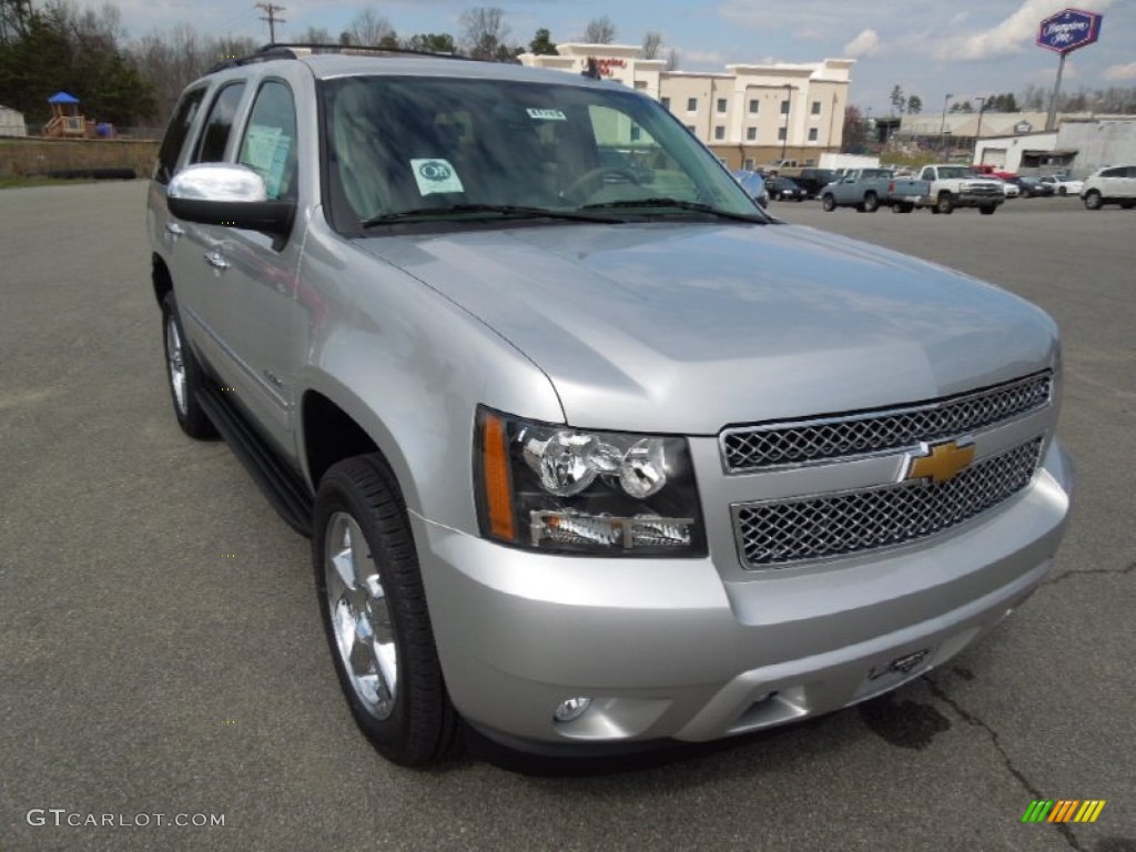 2012 Tahoe LTZ 4x4 - Silver Ice Metallic / Light Titanium/Dark Titanium photo #1