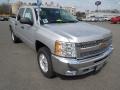 2012 Silver Ice Metallic Chevrolet Silverado 1500 LT Crew Cab 4x4  photo #1