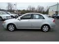 Bright Silver Metallic 2009 Kia Spectra EX Sedan Exterior