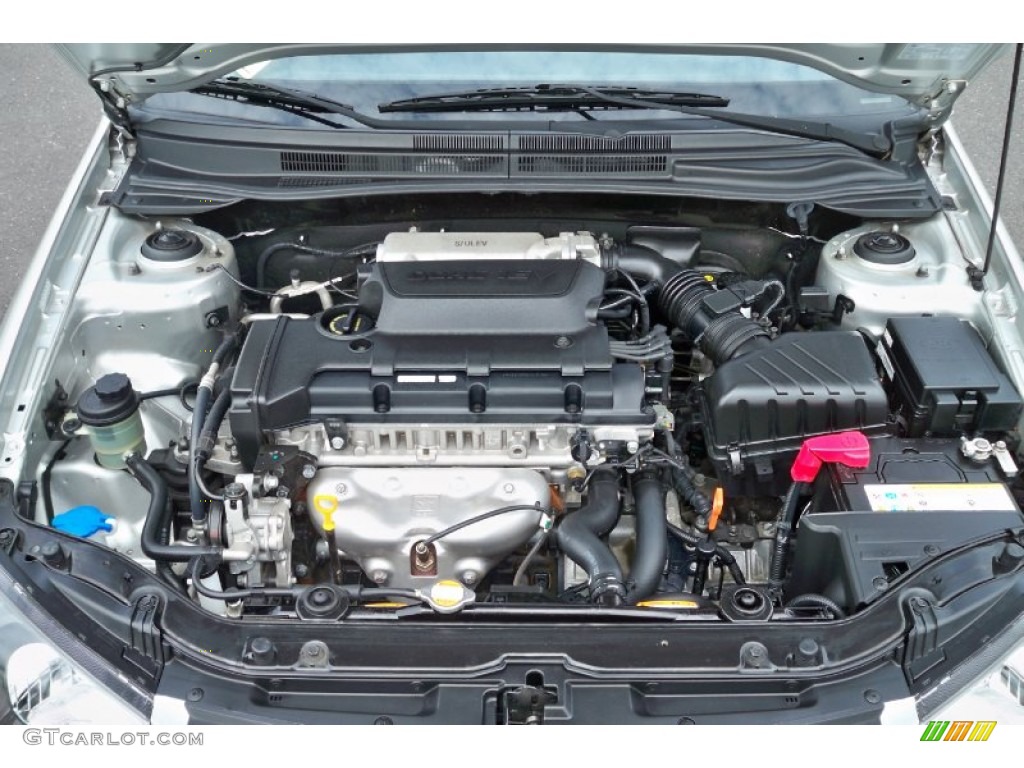 2009 Kia Spectra EX Sedan 2.0 Liter DOHC 16-Valve CVVT 4 Cylinder Engine Photo #62249362