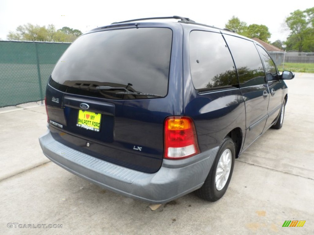 1999 Windstar LX - Medium Royal Blue Metallic / Medium Graphite photo #3