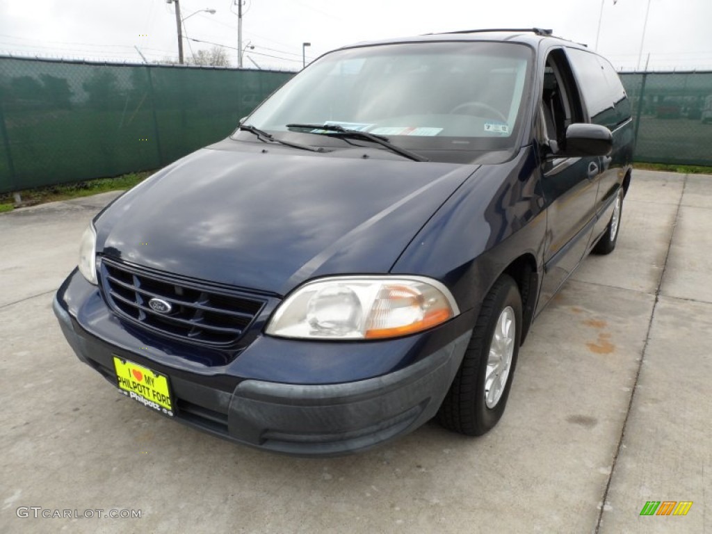 1999 Windstar LX - Medium Royal Blue Metallic / Medium Graphite photo #7
