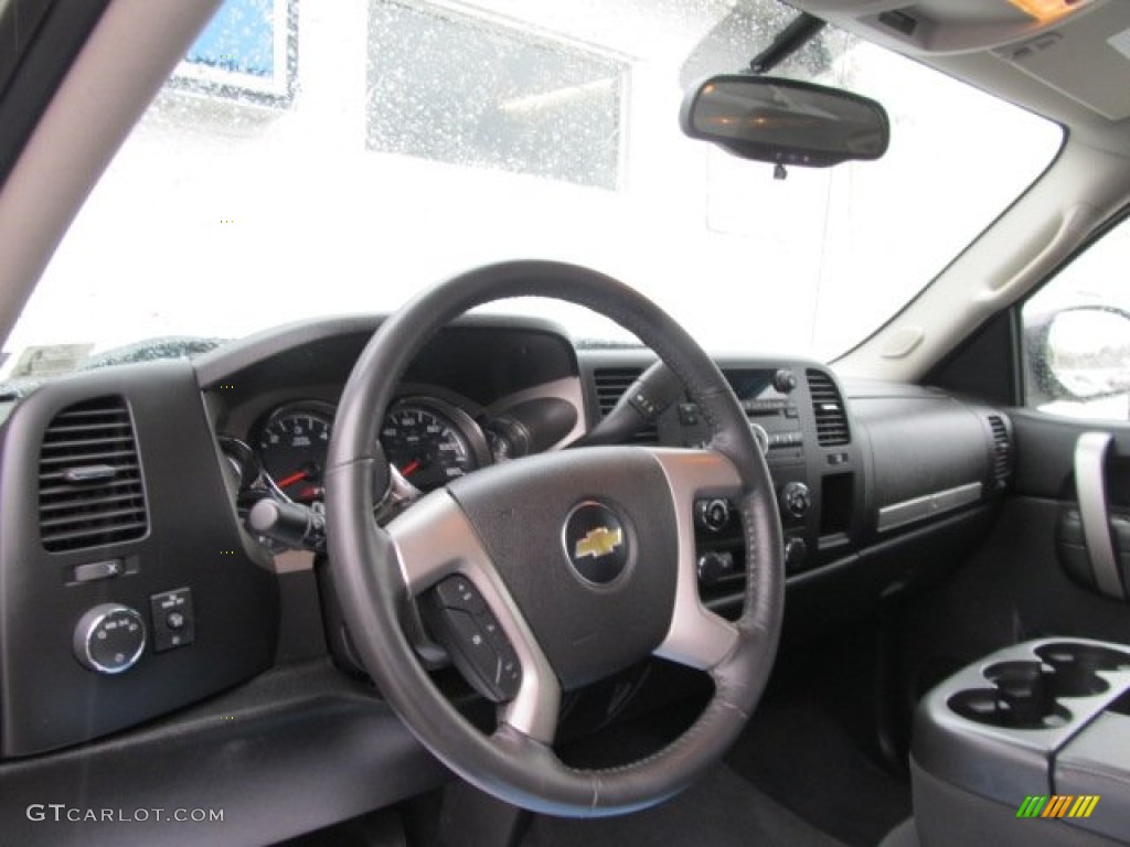 2010 Silverado 1500 LT Extended Cab 4x4 - Taupe Gray Metallic / Ebony photo #8