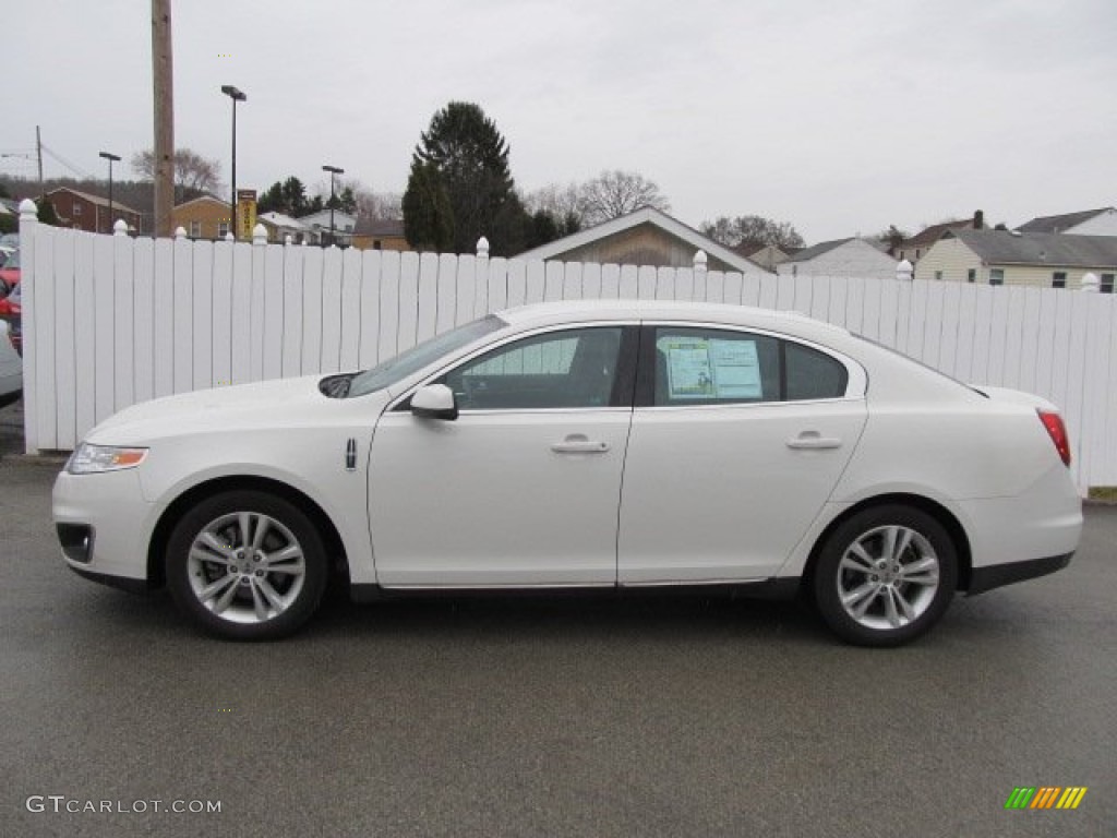 White Suede 2010 Lincoln MKS AWD Exterior Photo #62250610