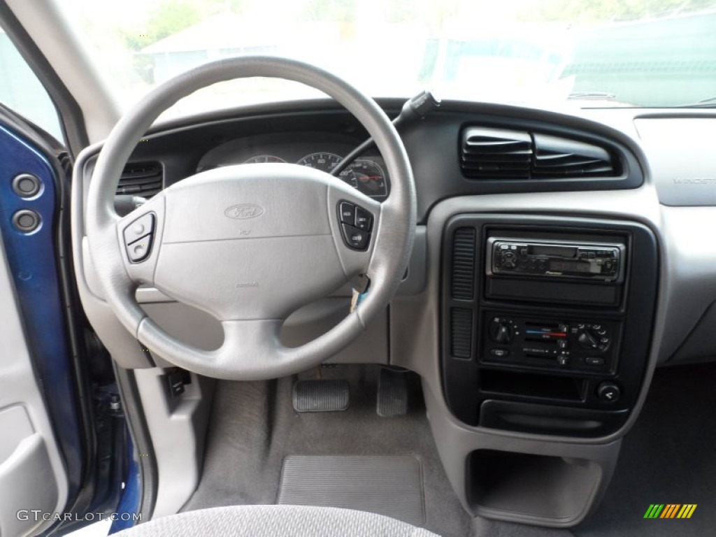 1999 Windstar LX - Medium Royal Blue Metallic / Medium Graphite photo #31