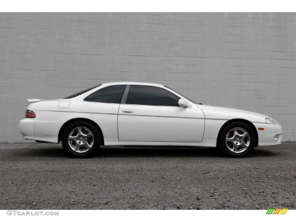 1998 SC 400 - Diamond White Pearl / Beige photo #11