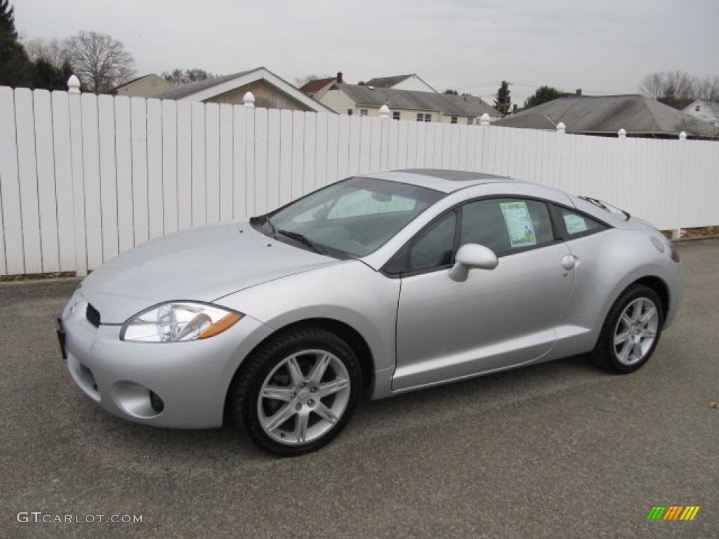 Liquid Silver Metallic 2007 Mitsubishi Eclipse SE Coupe Exterior Photo #62251504