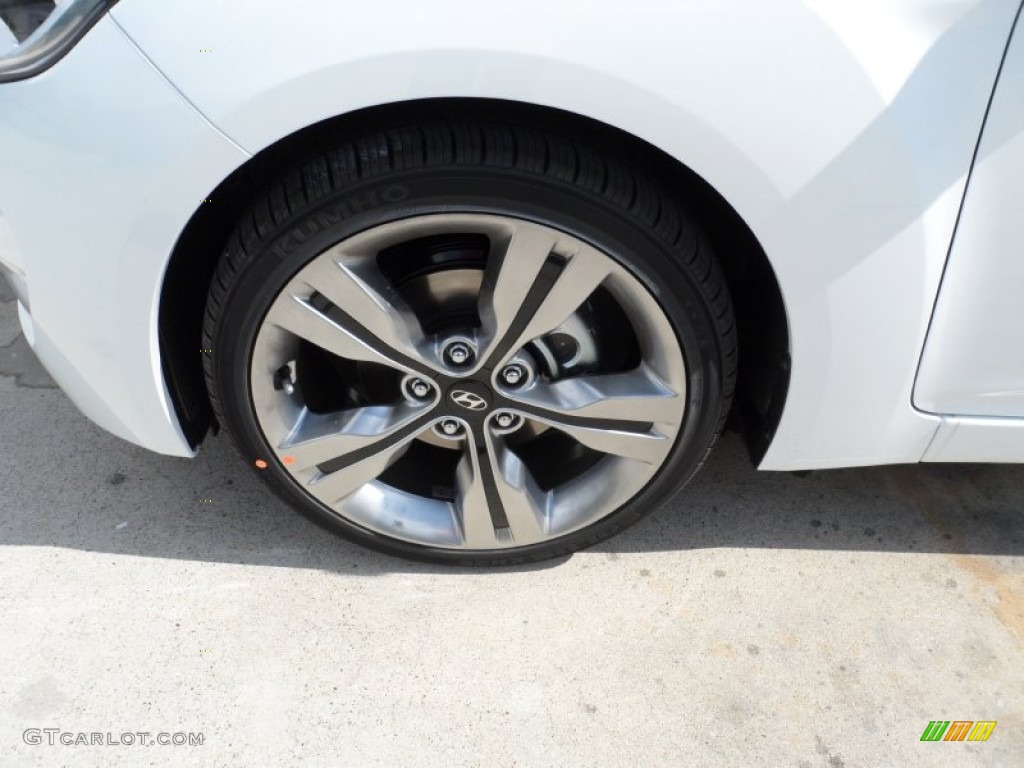 2012 Veloster  - Century White / Gray photo #11