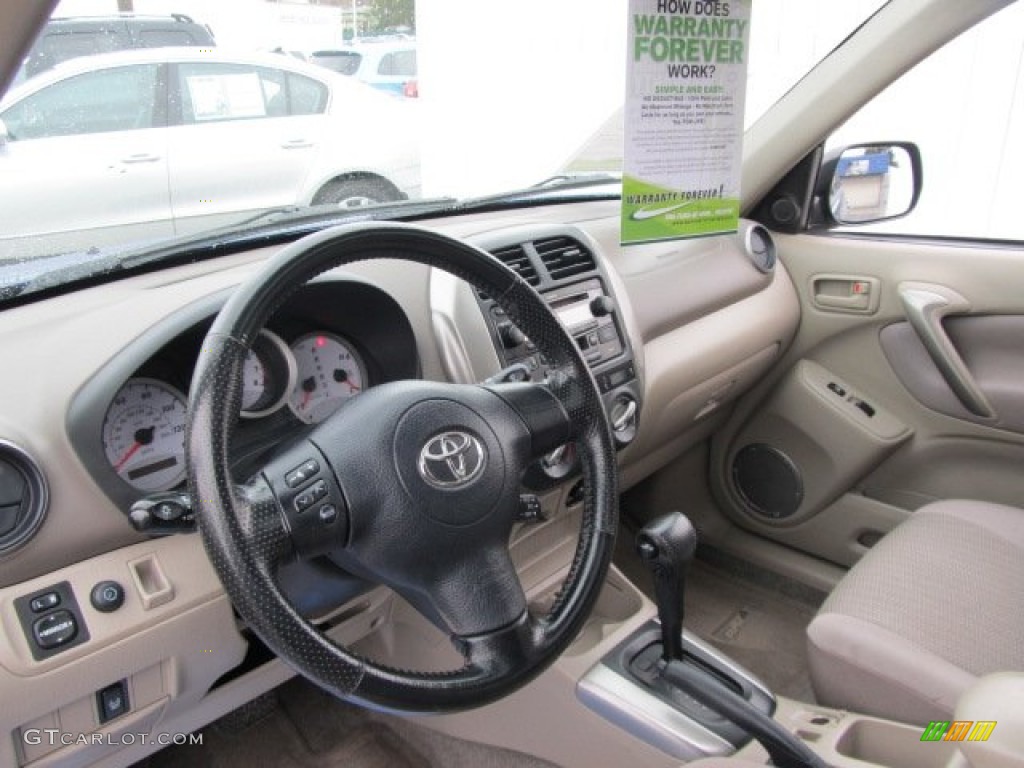 2005 RAV4 4WD - Spectra Blue Mica / Taupe photo #12