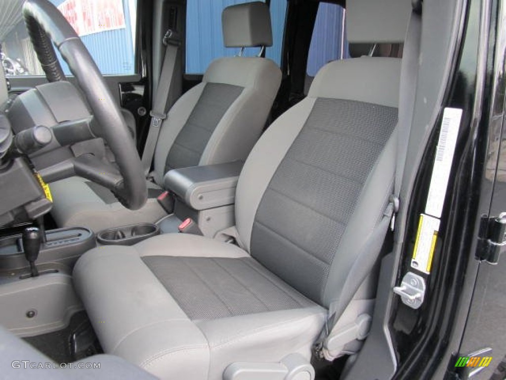 Dark Slate Gray/Medium Slate Gray Interior 2009 Jeep Wrangler Unlimited X 4x4 Photo #62252635
