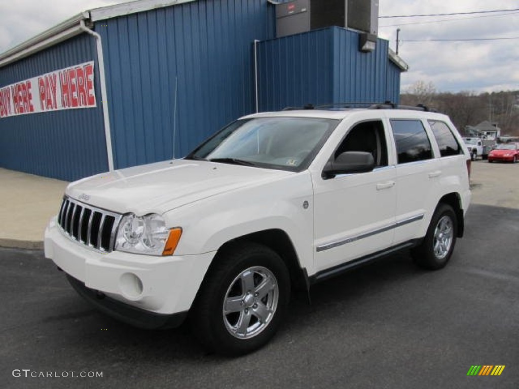 2005 Grand Cherokee Limited 4x4 - Stone White / Medium Slate Gray photo #1