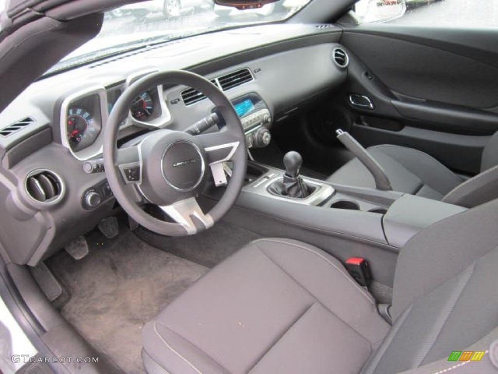 Black Interior 2011 Chevrolet Camaro LT Convertible Photo #62253346