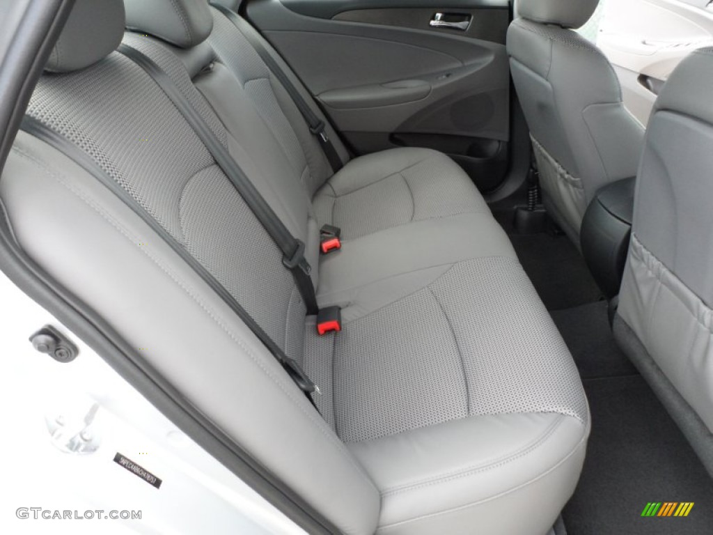 Gray Interior 2012 Hyundai Sonata SE 2.0T Photo #62253685