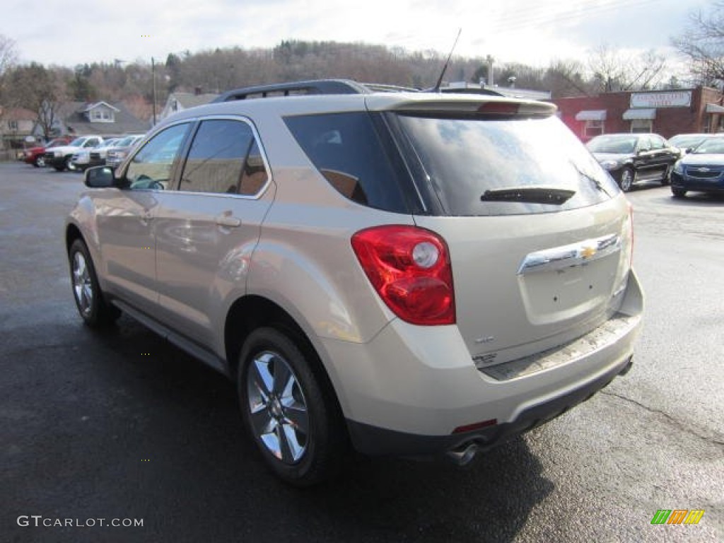 2012 Equinox LT AWD - Gold Mist Metallic / Brownstone/Jet Black photo #5