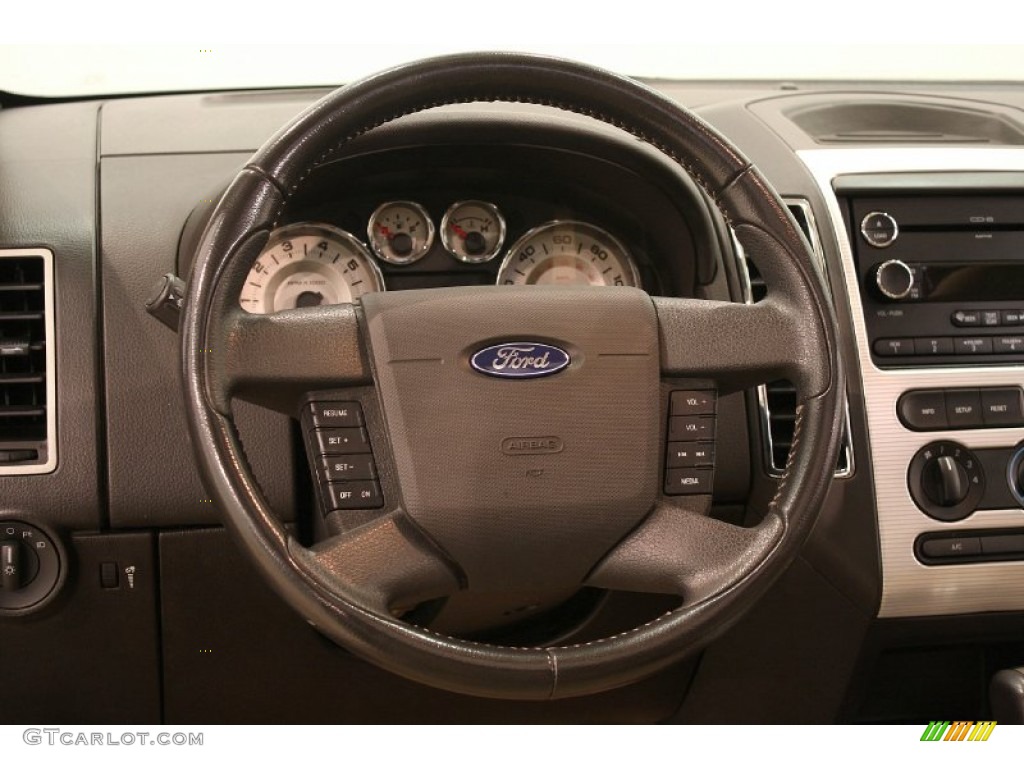 2008 Ford Edge SEL AWD Camel Steering Wheel Photo #62254377