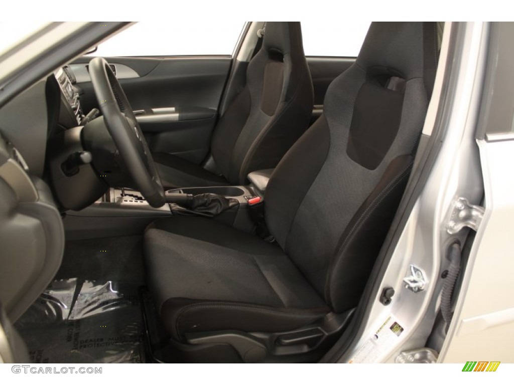 Carbon Black Interior 2008 Subaru Impreza WRX Sedan Photo #62254754