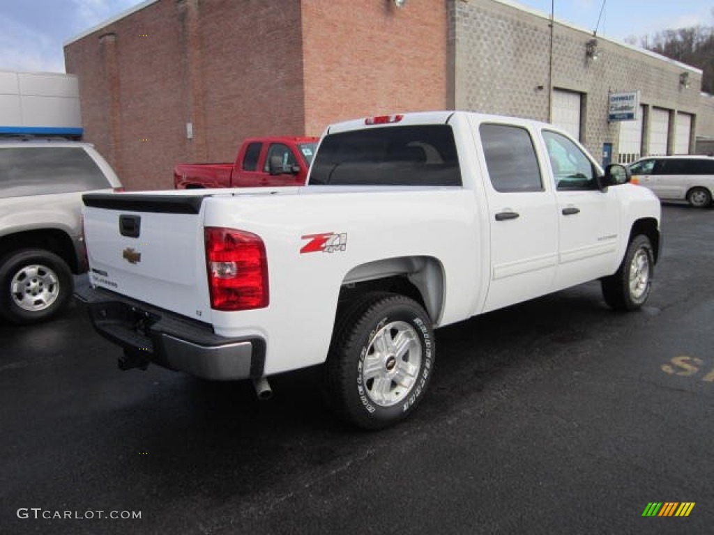 2012 Silverado 1500 LT Crew Cab 4x4 - White Diamond Tricoat / Ebony photo #7