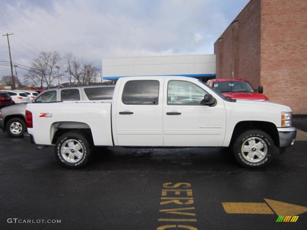 2012 Silverado 1500 LT Crew Cab 4x4 - White Diamond Tricoat / Ebony photo #8