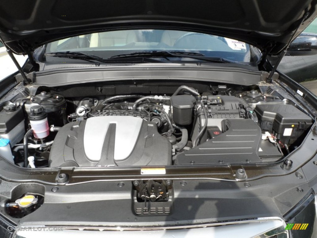 2012 Santa Fe Limited V6 - Twilight Black / Beige photo #12