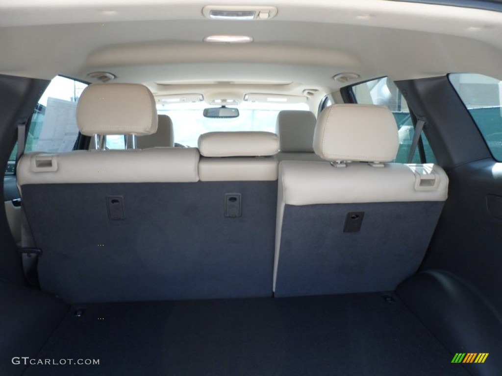 2012 Santa Fe Limited V6 - Twilight Black / Beige photo #18
