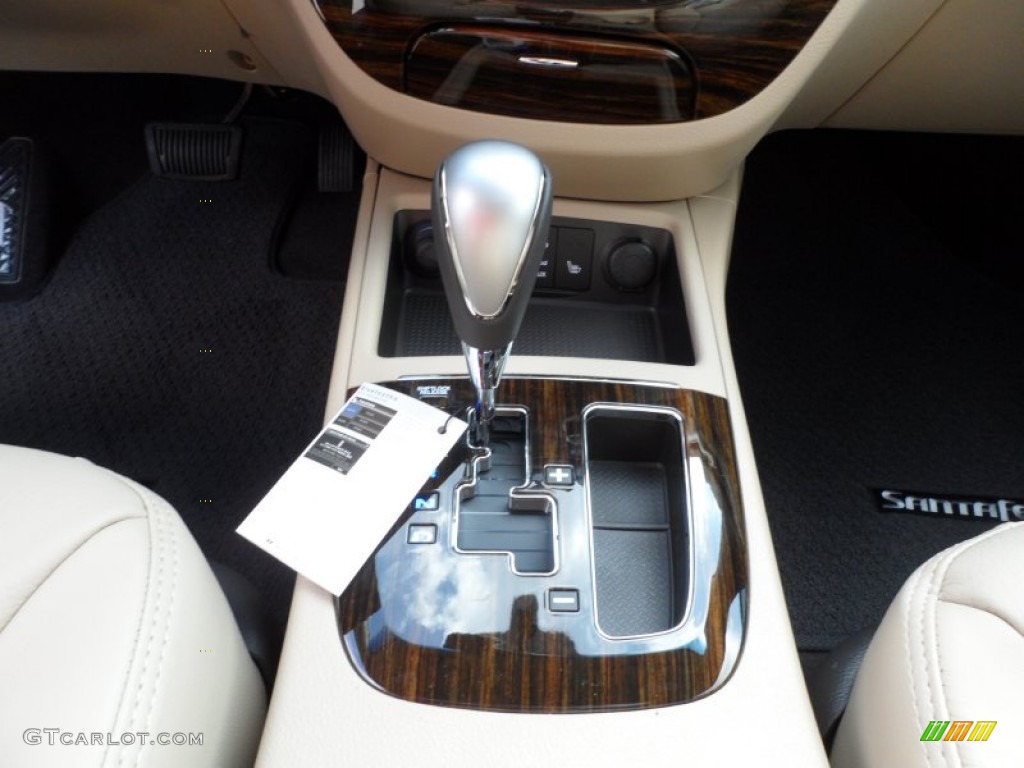 2012 Santa Fe Limited V6 - Twilight Black / Beige photo #27