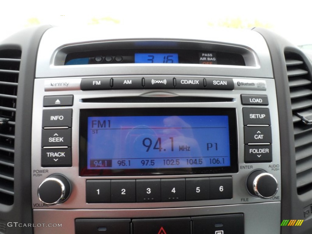 2012 Hyundai Santa Fe Limited Audio System Photos